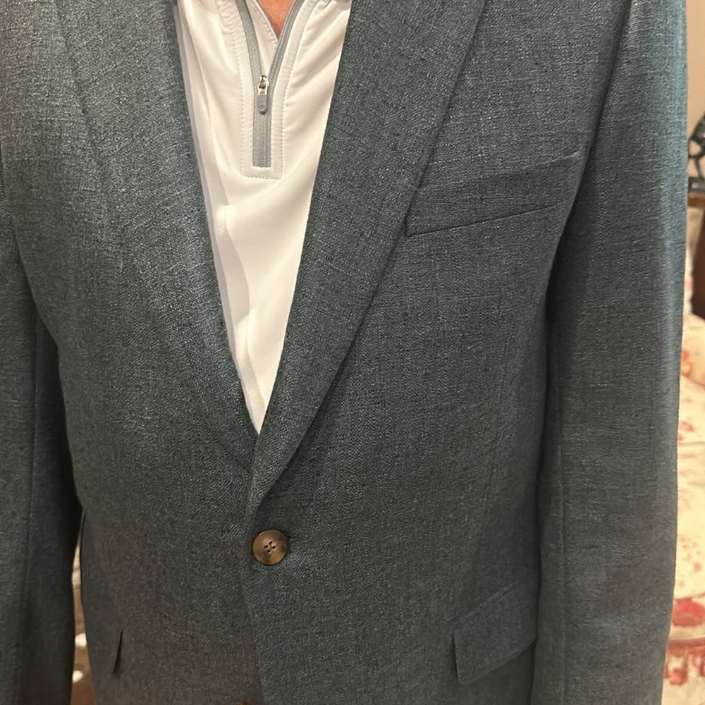 PAUL STUART CASHMERE & SILK SIZE 42 L MENS SPORTS JACKET - Picture 4 of 16